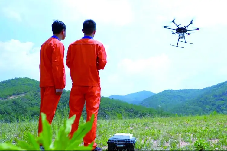 新巴尔虎右无人机倾斜摄影巡检拍摄